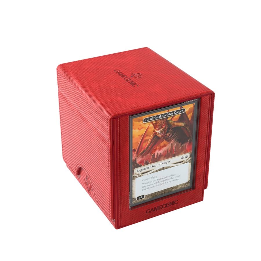 GameGenic Red XL Sidekick Pro Deck Box 100ct image 0